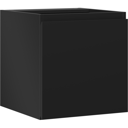 Mexen Orio badkamerkastje onder de wastafel 45 cm, 1 deur, zwart mat - 91A11-04547-1-BF71