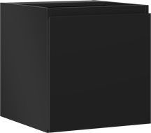 Mexen Orio mueble de baño para lavabo 45 cm, 1 puerta, negro mate - 91A11-04547-1-BF71