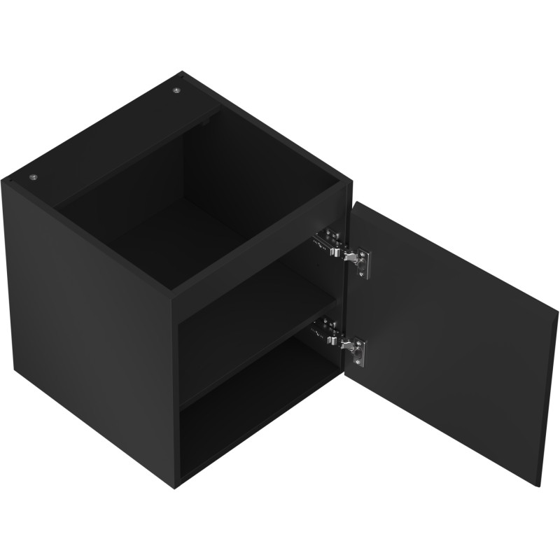 Mexen Orio kupaonski ormarić ispod umivaonika 45 cm, 1 vrata, crna mat - 91A11-04547-1-BF71
