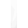 Mexen Orio Badezimmersäule 35 cm, 1 Tür, Weiß Hochglanz - 91A11-03016-1-BF00