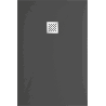 Mexen Stone+ composite rectangular shower tray 90 x 80 cm, anthracite - 44718090