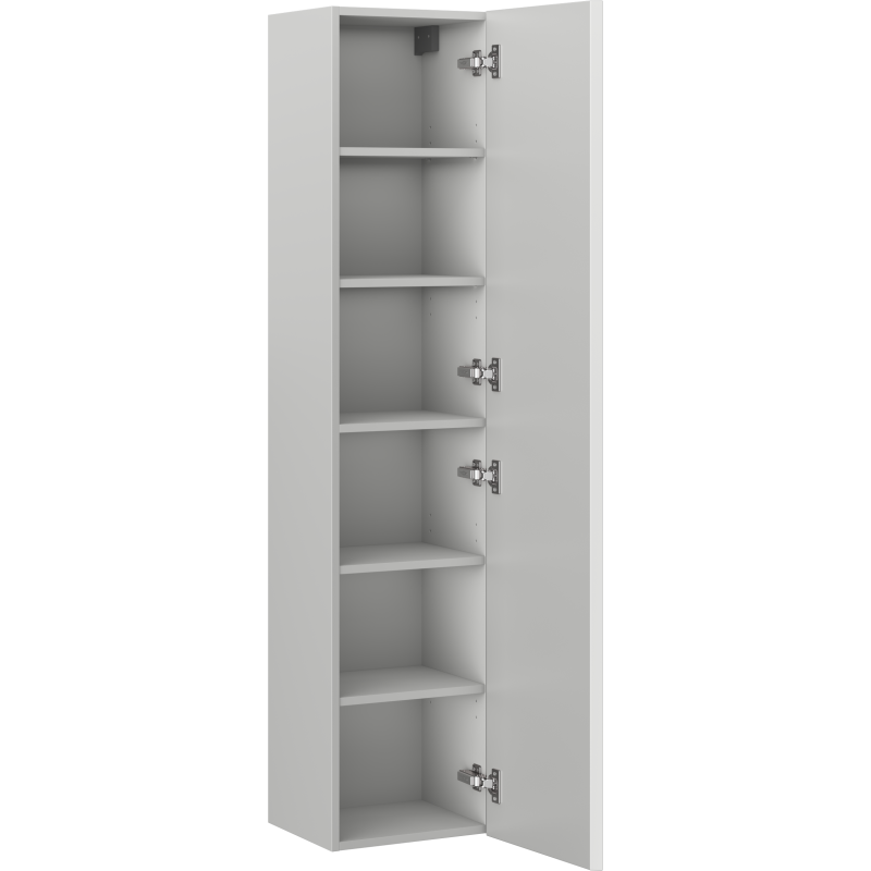 Mexen Orio colonna da bagno 35 cm, 1 porta, grigio opaco - 91A11-03016-1-BF62