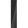 Mexen Orio Badezimmerpfosten 35 cm, 1 Tür, schwarz glänzend - 91A11-03016-1-BF70