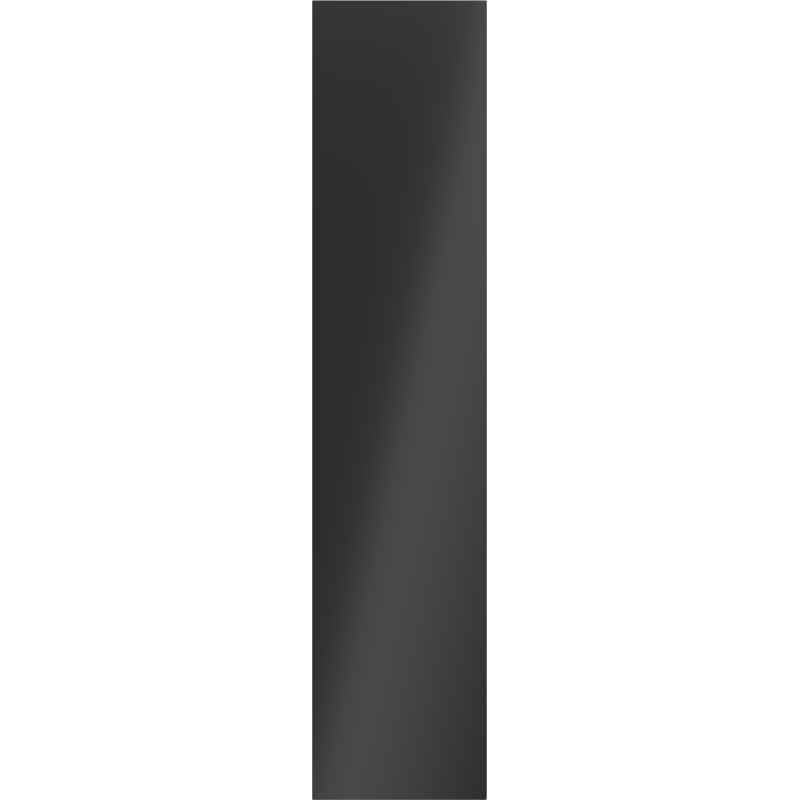 Mexen Orio słupek łazienkowy 35 cm, 1 drzwi, czarny mat - 91A11-03016-1-BF71