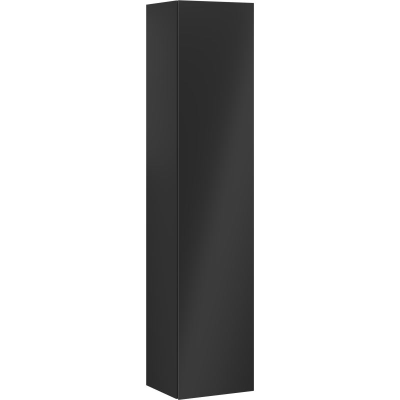 Mexen Orio badkamerzuil 35 cm, 1 deur, zwart mat - 91A11-03016-1-BF71