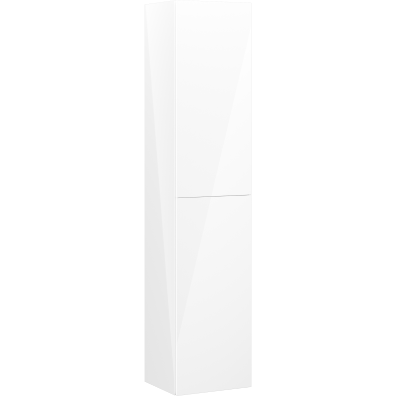 Mexen Orio columna de baño 35 cm, 2 puertas, blanco brillo - 91A11-03016-2-BF00