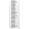 Mexen Orio słupek łazienkowy 35 cm, 2 drzwi , biały połysk - 91A11-03016-2-BF00