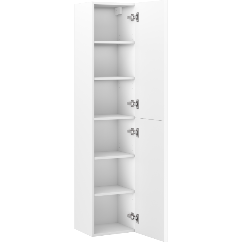 Mexen Orio columna de baño 35 cm, 2 puertas, blanco mate - 91A11-03016-2-BF01