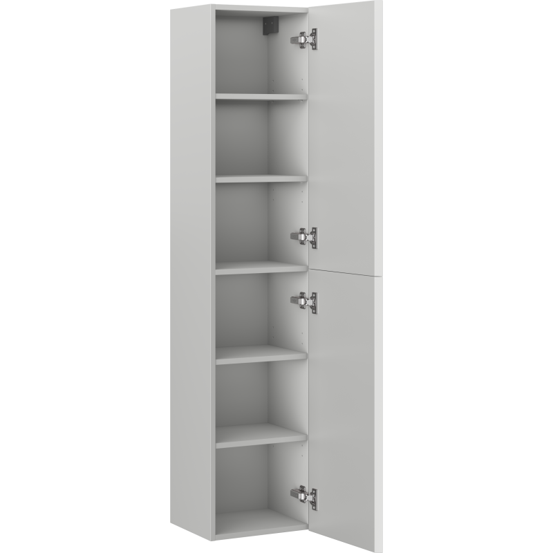 Mexen Orio columna de baño 35 cm, 2 puertas, gris mate - 91A11-03016-2-BF62
