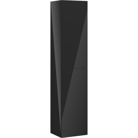 Mexen Orio colonne de salle de bain 35 cm, 2 portes, noir brillant - 91A11-03016-2-BF70