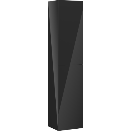 Mexen Orio coluna de casa de banho 35 cm, 2 portas, preto brilhante - 91A11-03016-2-BF70