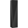 Mexen Orio Badezimmer-Säule 35 cm, 2 Türen, schwarzer Glanz - 91A11-03016-2-BF70