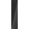 Mexen Orio Badschrank 35 cm, 2 Türen, schwarz glänzend - 91A11-03016-2-BF70