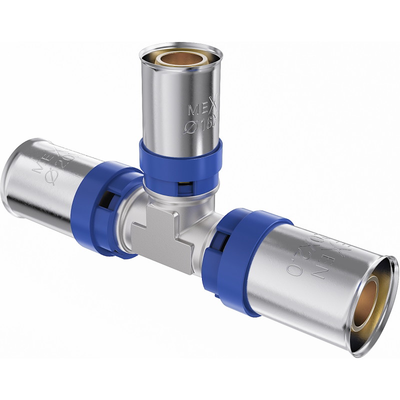 Mexen PEX-P tee di riduzione a compressione, pressato PEX 20 x 16 x 16 - W97131-201616-00