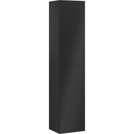 Mexen Orio Badezimmer-Säule 35 cm, 2 Türen, schwarzmatt - 91A11-03016-2-BF71