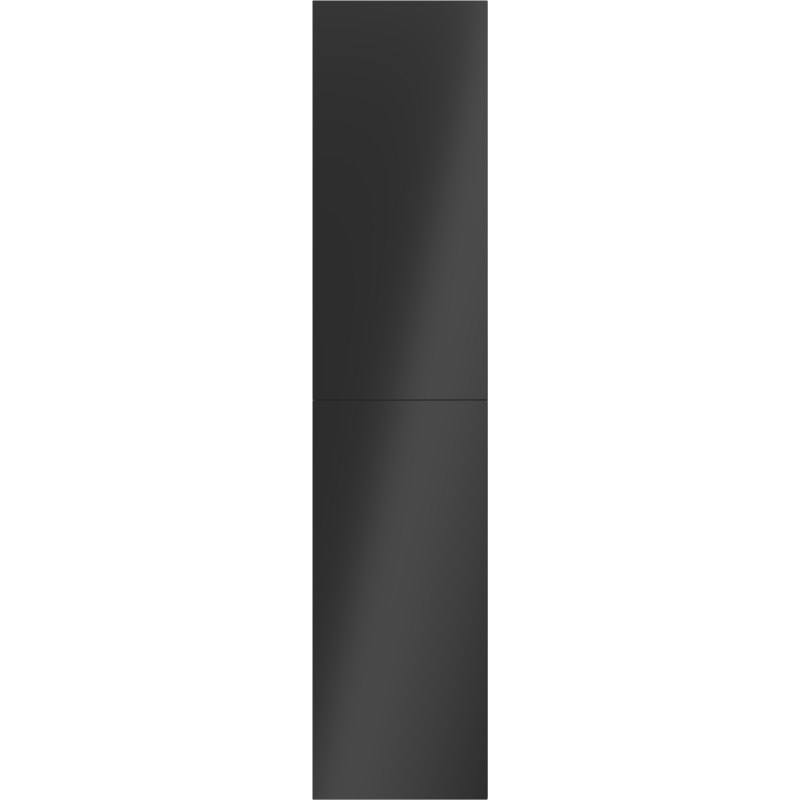 Mexen Orio słupek łazienkowy 35 cm, 2 drzwi , czarny mat - 91A11-03016-2-BF71
