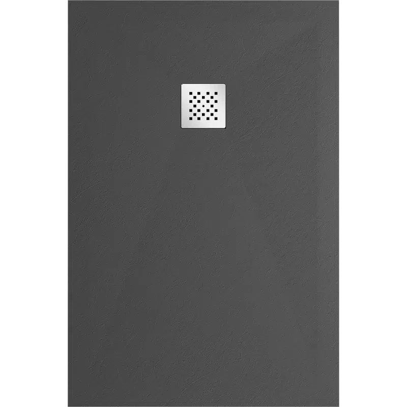 Mexen Stone+ rechteckige Komposit-Duschwanne 100 x 80 cm, Anthrazit - 44718010