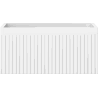 Mexen Rivel 50 cm Badezimmerunterschrank, 1 Schublade, geriffelt, mattweiß- 91A20-05023-1-BF01