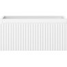 Mexen Rivel badkamerkast onder de wastafel 50 cm, 1 lade, gegroefd, wit mat- 91A20-05023-1-BF01