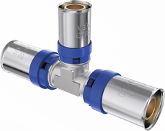 Mexen PEX-P reducing compression tee, press-fitted PEX 32 x 25 x 32 - W97131-322532-00
