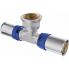 Mexen PEX-P té en T à sertir, pressé PEX 25 x 3/4 FF x 25 - W97132-2534F25-00