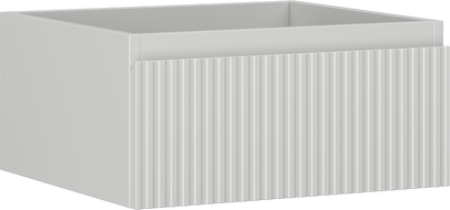 Mexen Rivel kopalna omarica 50 cm, 1 predal, utorna, siva mat - 91A20-05023-1-BF62