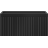 Mexen Rivel Badezimmer-Unterschrank 50 cm, 1 Schublade, geriffelt, schwarz matt - 91A20-05023-1-BF71