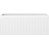 Mexen Rivel badkamerkastje onder wastafel 60 cm, 1 lade, gefreesd, mat wit - 91A20-06023-1-BF01