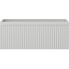 Mexen Rivel badkamerkast onder de wastafel 60 cm, 1 lade, gegroefd, grijs mat - 91A20-06023-1-BF62
