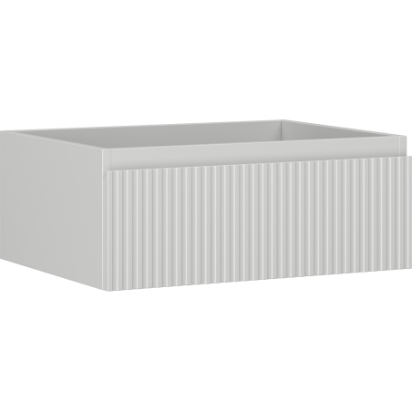 Mexen Rivel Badezimmerunterschrank 60 cm, 1 Schublade, geriffelt, grau matt - 91A20-06023-1-BF62