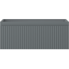 Mexen Rivel Badezimmer-Unterschrank 60 cm, 1 Schublade, geriffelt, Graphit matt - 91A20-06023-1-BF66