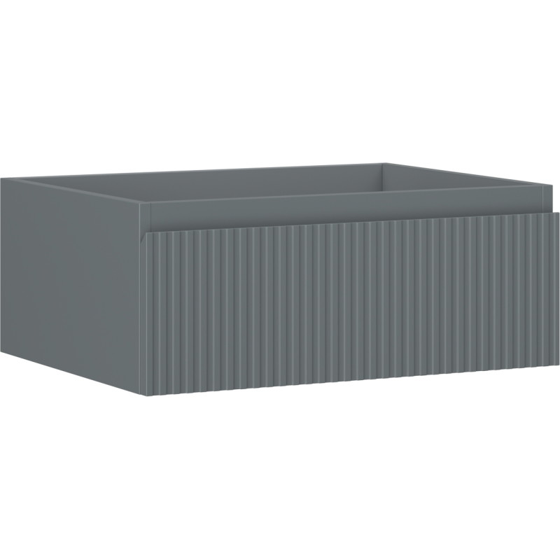 Mexen Rivel vannitoakapikomplekt 60 cm, 1 sahtel, sooneline, matt grafiit - 91A20-06023-1-BF66