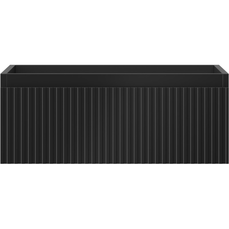 Mexen Rivel vannitoa kapialus valamu all 60 cm, 1 sahtel, sooniline , must matt - 91A20-06023-1-BF71