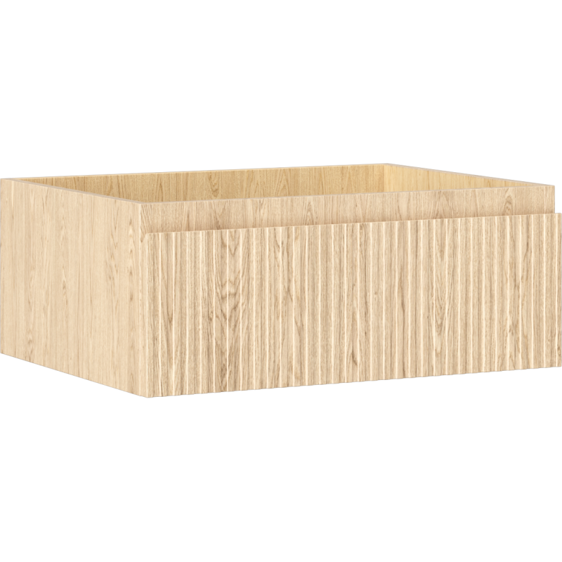 Mexen Rivel kylpyhuonekaappi pesualtaan alle 60 cm, 1 laatikko, uritettu, tammi - 91A20-06023-1-BF81