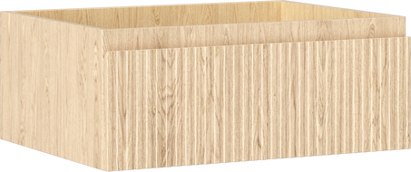 Mexen Rivel mueble de baño bajo lavabo 60 cm, 1 cajón, ranurado, roble - 91A20-06023-1-BF81