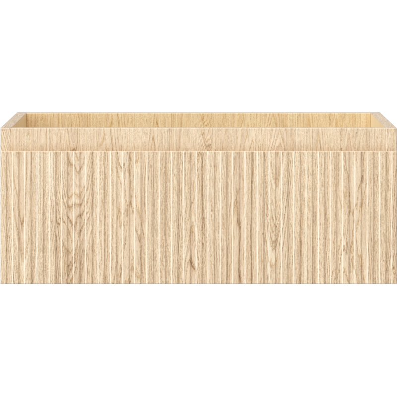 Mexen Rivel mobile bagno sottolavabo 60 cm, 1 cassetto, scanalato, rovere - 91A20-06023-1-BF81