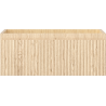 Mexen Rivel Badezimmerunterschrank 60 cm, 1 Schublade, geriffelt, Eiche - 91A20-06023-1-BF81