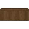 Mexen Rivel Badezimmerwaschtischunterschrank 60 cm, 1 Schublade, gerillt, Walnuss - 91A20-06023-1-BF86