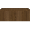 Mexen Rivel badkamerkast onder wastafel 60 cm, 1 lade, gegroefd, walnoot - 91A20-06023-1-BF86
