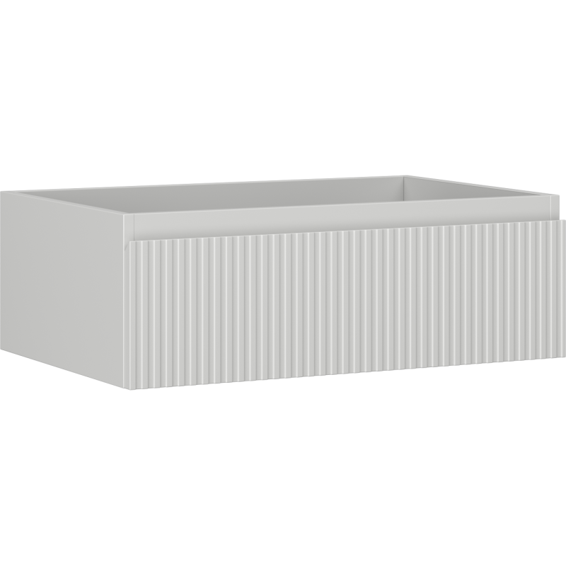 Mexen Rivel armário de casa de banho sob o lavatório de 70 cm, 1 gaveta, estriado, cinza mate - 91A20-07023-1-BF62