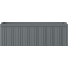 Mexen Rivel Badezimmerschrank unter Waschbecken 70 cm, 1 Schublade, geriffelt, Graphit matt - 91A20-07023-1-BF66