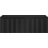 Mexen Rivel badkamermeubel onder de wastafel 70 cm, 1 lade, geribbeld, grafiet mat - 91A20-07023-1-BF71