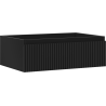 Mexen Rivel badkamermeubel onder de wastafel 70 cm, 1 lade, geribbeld, grafiet mat - 91A20-07023-1-BF71