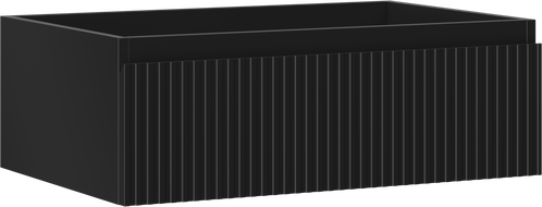 Mexen Rivel armário de casa de banho para lavatório 70 cm, 1 gaveta, ranhurado, grafite mate - 91A20-07023-1-BF71