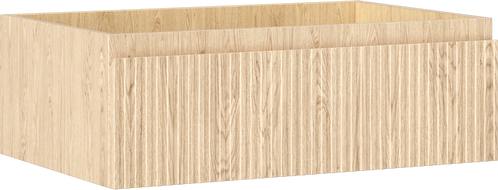 Mexen Rivel meuble de salle de bain sous lavabo 70 cm, 1 tiroir, rainuré, chêne - 91A20-07023-1-BF81