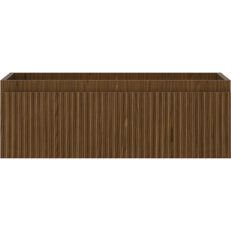 Mexen Rivel kopalna omarica pod umivalnikom 70 cm, 1 predal, rebrasta, oreh - 91A20-07023-1-BF86