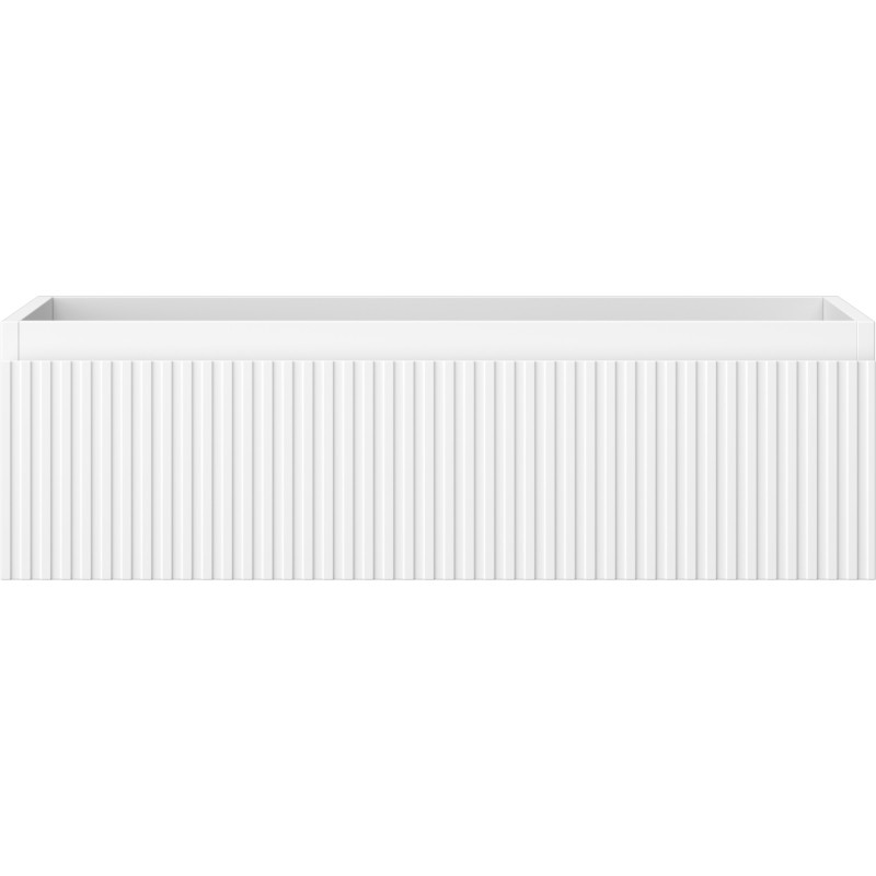 Mexen Rivel vannitoakapp valamualune 80 cm, 1 sahtel, soonitud, valge matt - 91A20-08023-1-BF01