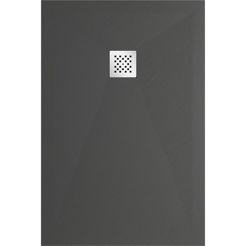 Mexen Stone+ rectangular composite shower tray 120 x 80 cm, anthracite - 44718012