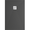 Mexen Stone+ composiet rechthoekige douchebak 120 x 80 cm, antraciet - 44718012