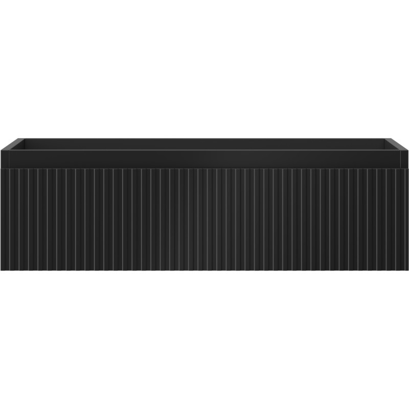 Mexen Rivel vannitoakapp valamualune 80 cm, 1 sahtel, sooneline, must matt - 91A20-08023-1-BF71